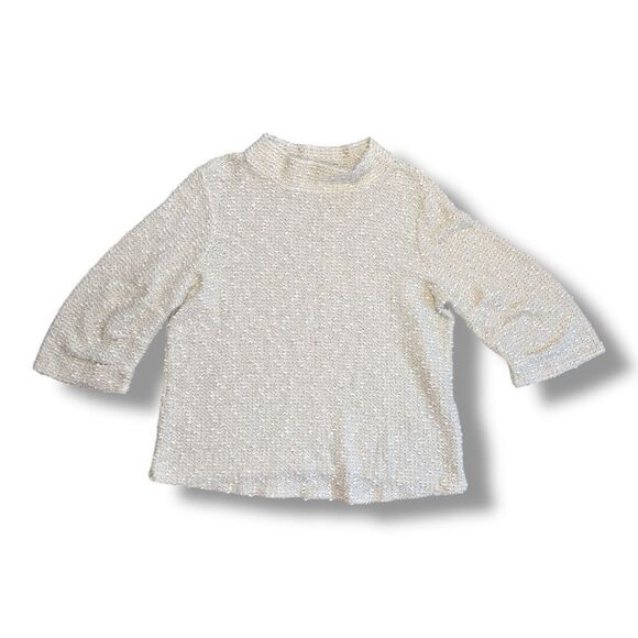 Vince Camuto Cream Cowl Neck Sweater Soft and Textured Sz 1X - Picture 1 of 9